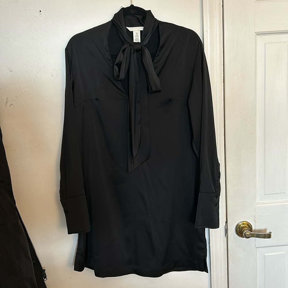 H&M satin mini dress